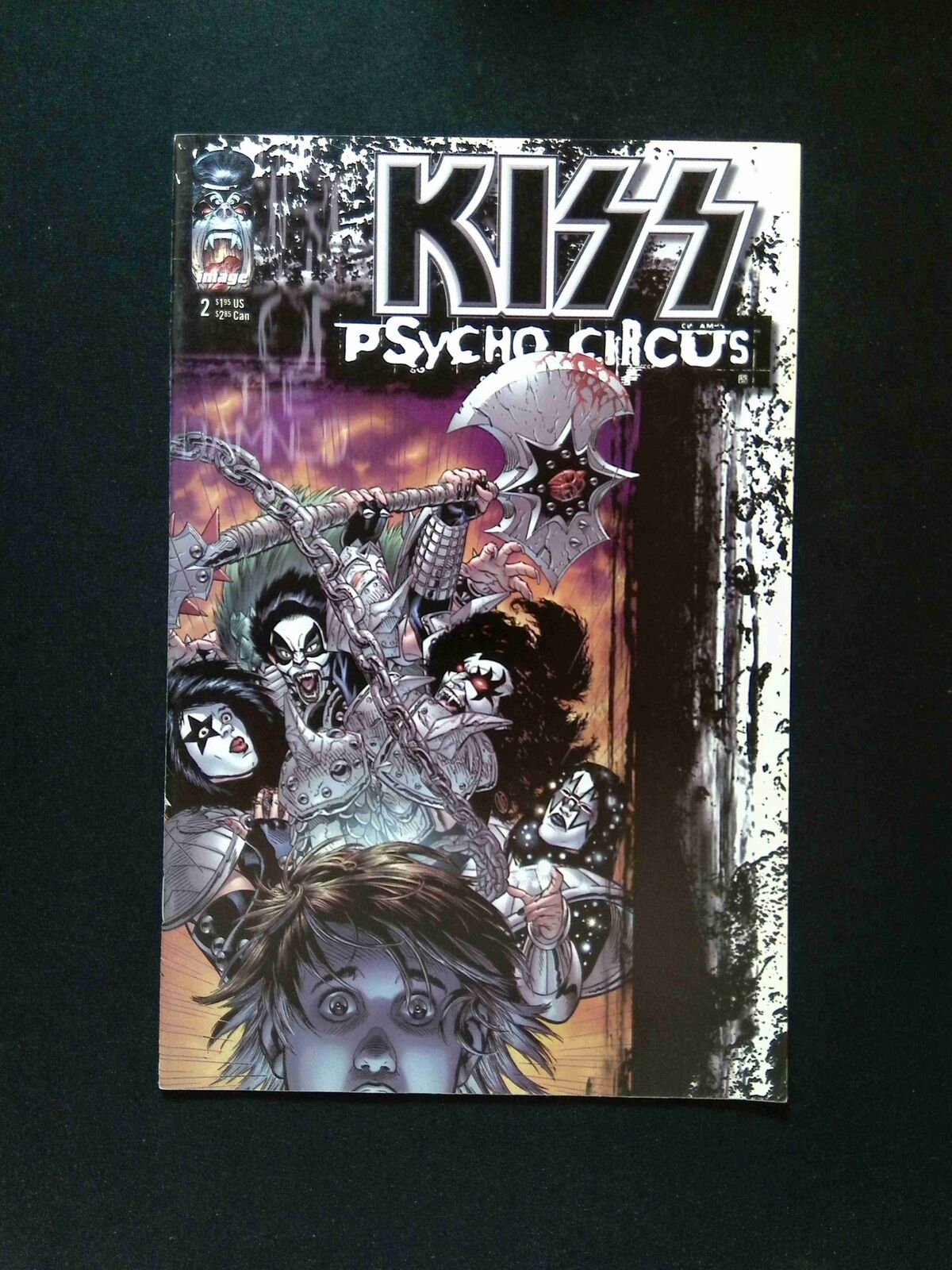 Kiss Psycho Circus #2  IMAGE Comics 1997 VF+