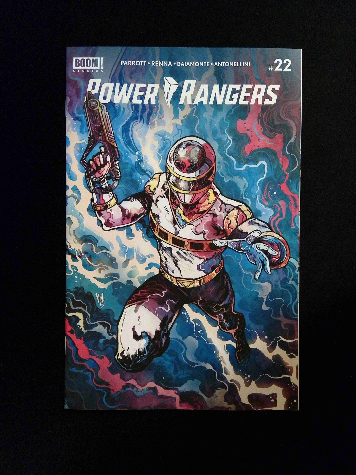 Power Rangers #22F  Boom Comics 2022 NM+  Riccardi Variant