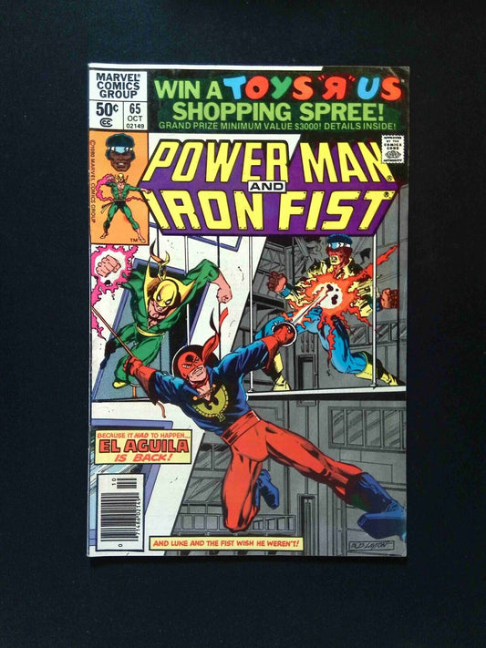 Power Man and Iron Fist #65  MARVEL Comics 1980 FN NEWSSTAND