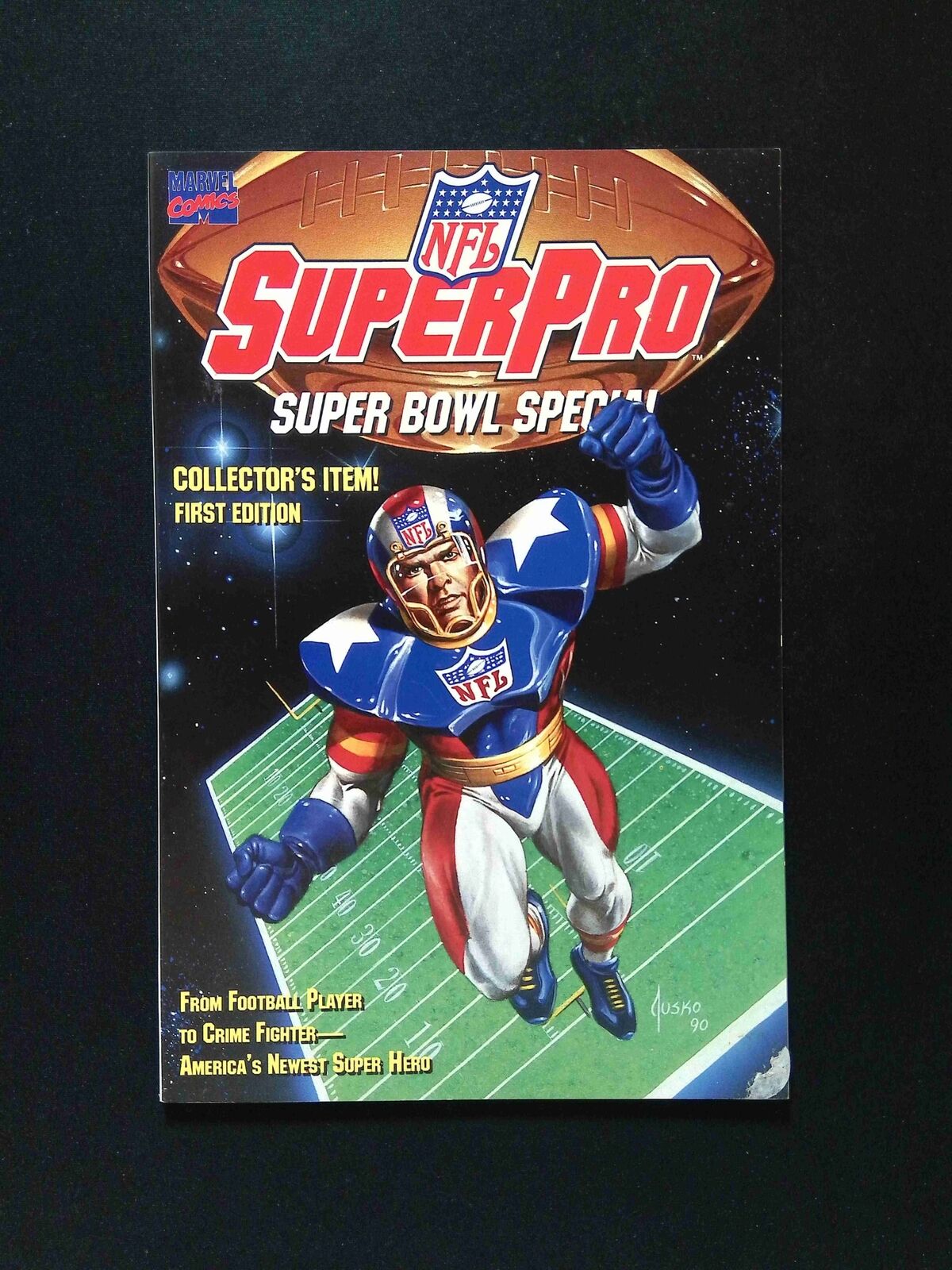 NFL  SuperPro Super Bowl Special #1  MARVEL Comics 1991 NM