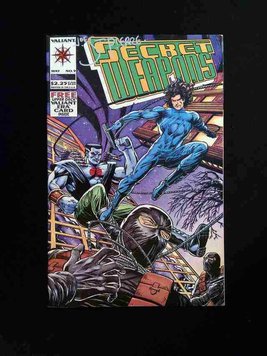 Secret Weapons #9  VALIANT Comics 1994 VF+  BY SIGNED JOES PIERRE
