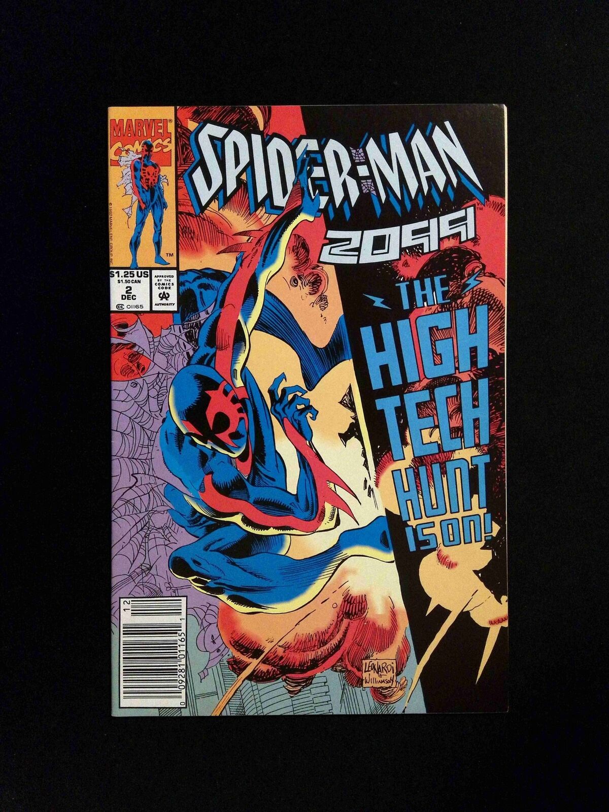 Spider-Man 2099 #2  Marvel Comics 1992 VF+ Newsstand