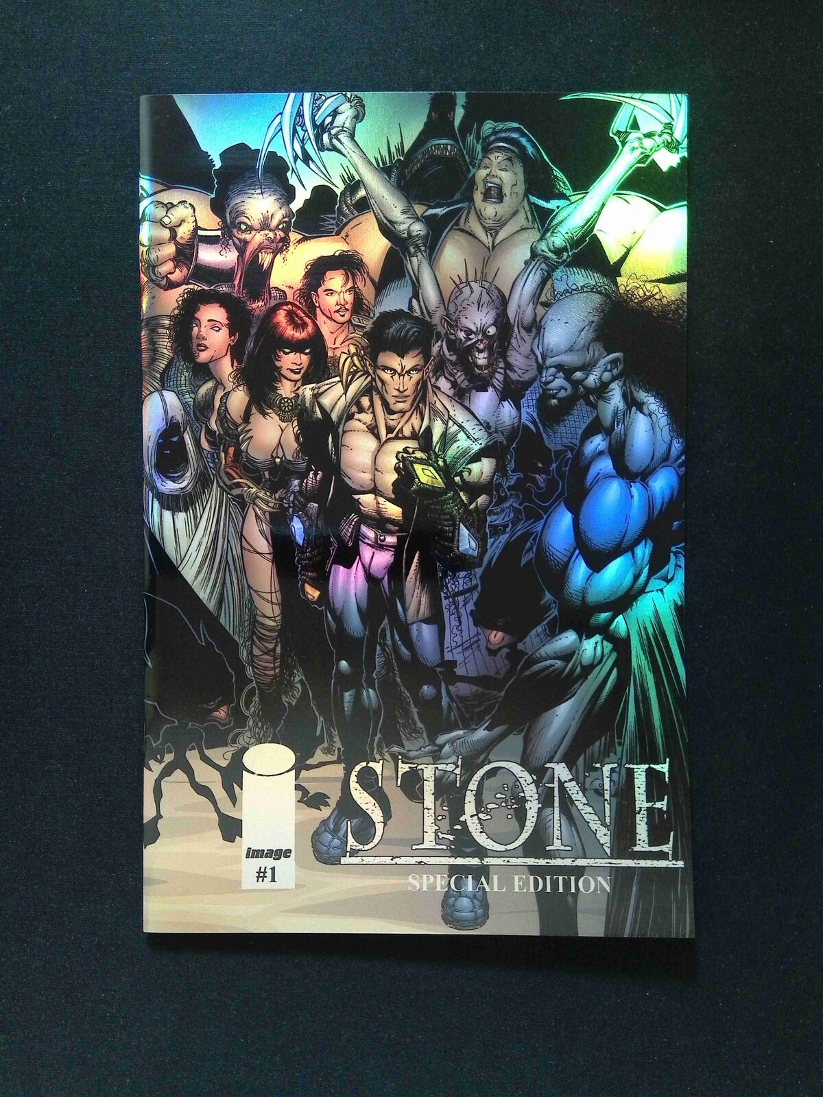 Stone #1CHROME (2ND SERIES) AVALON STUDIOS Comics 1999 NM  Variant Cover