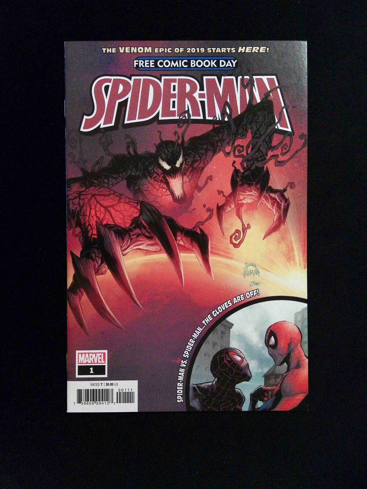 Spider-Man Venom #1  Marvel Comics 2019 VF/NM  FCBD