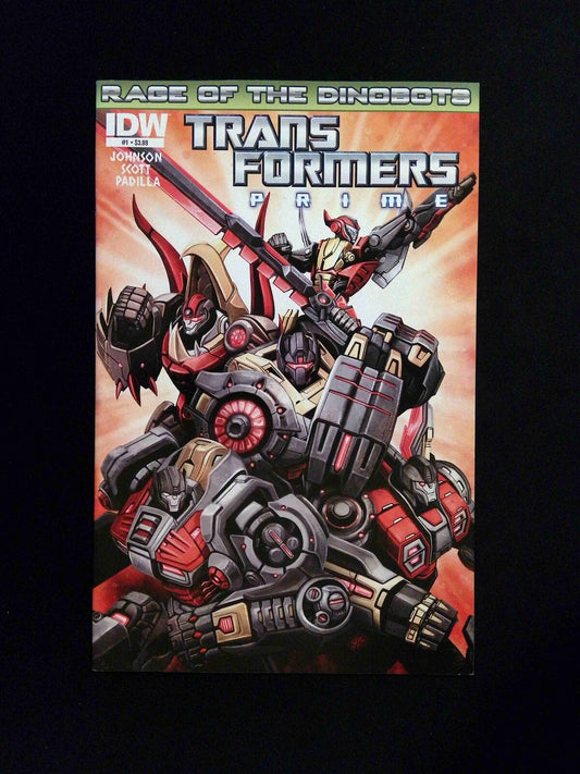 Transformers Prime Rage of the Dinobots #1  IDW Comics 2012 VF/NM