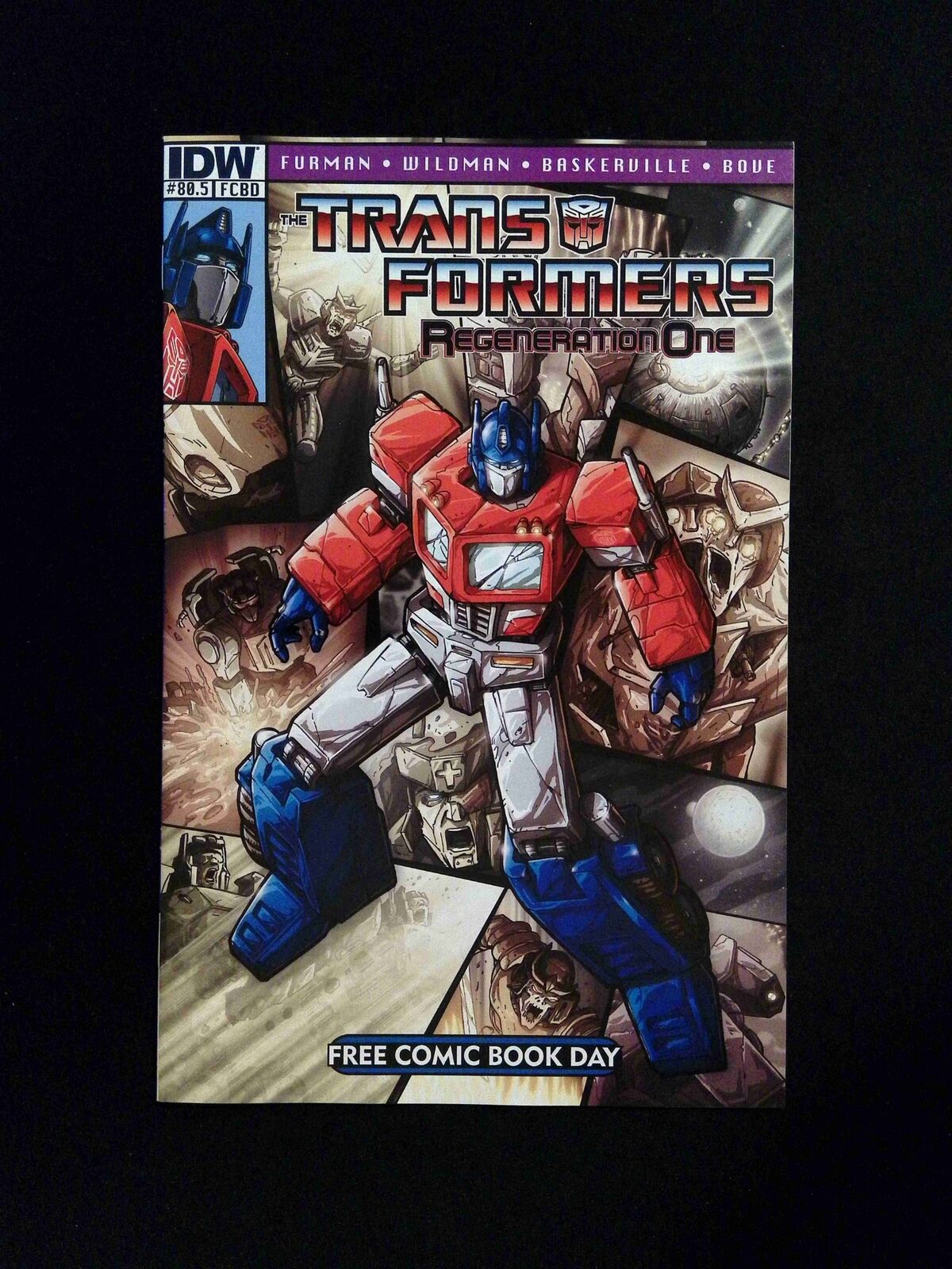 Transformers Regeneration One #80.5  IDW Comics 2012 NM-  FCBD