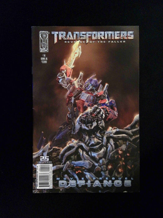 Transformers Revenge Of The Fallen Defiance #4  IDW Comics 2009 VF+