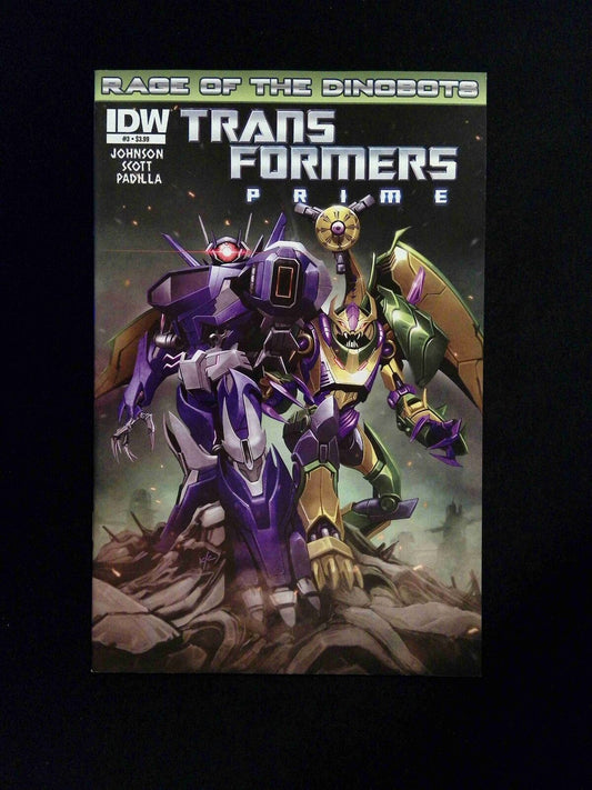 Transformers Prime Rage of the Dinobots #3  IDW Comics 2012 NM-