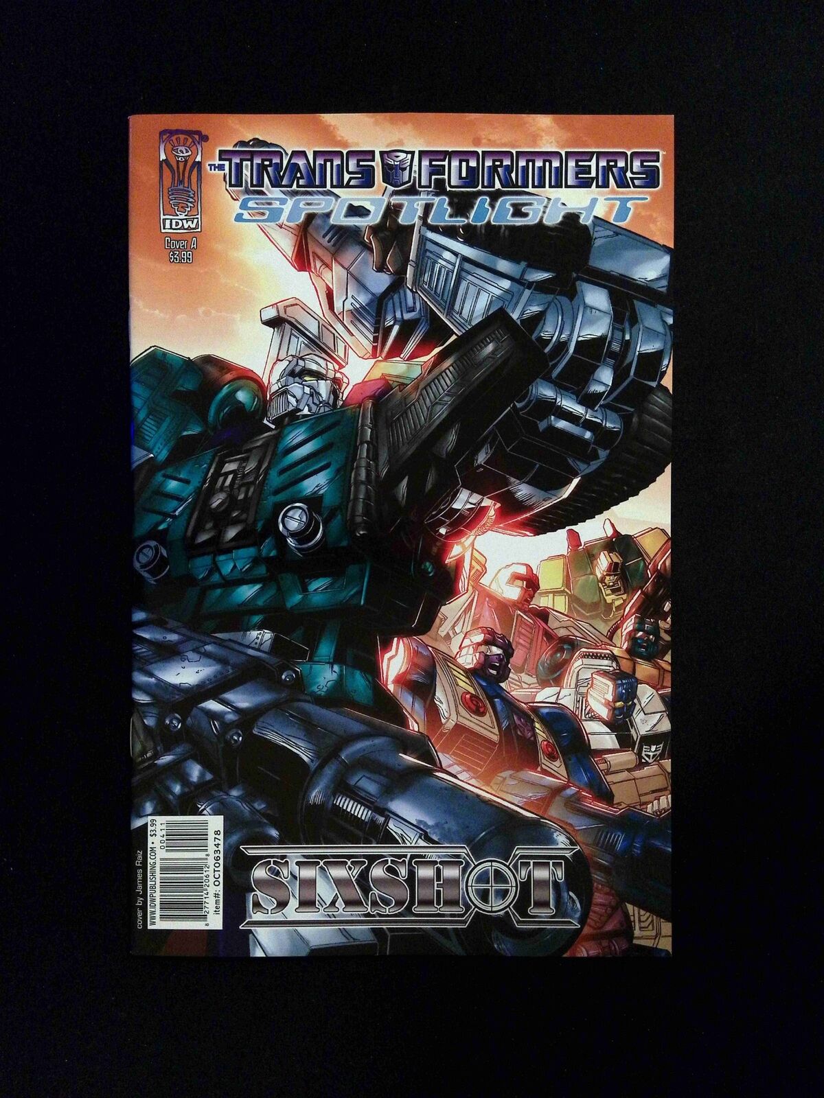 Transformers Spotlight #1  IDW Comics 2006 NM-  Six Shot Raiz Variant