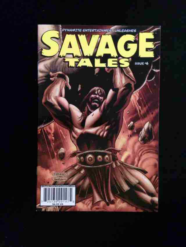 Savage Tales #6B  DYNAMITE Comics 2008 NM  NEVES  VARIANT