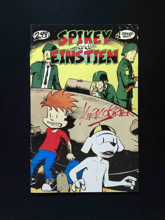 Spikey and Einstien #1  BCP Comics 2007 NM  SIGNED BY KIRK PATRICK O'BRIEN