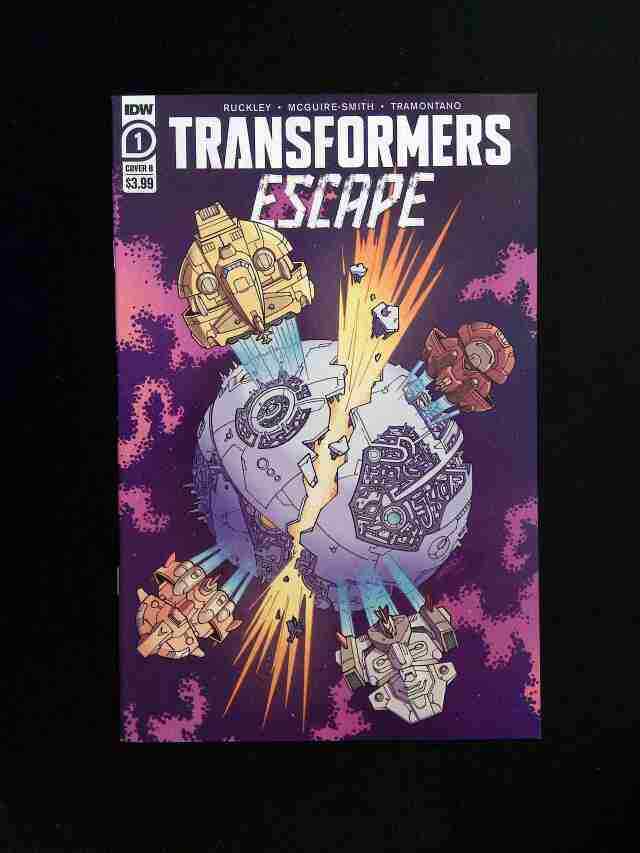 Transformers Escape #1B  IDW Comics 2020 VF+  CHAN VARIANT