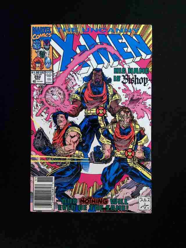 Uncanny X-Men #282N  MARVEL Comics 1991 VF- NEWSSTAND VARIANT COVER