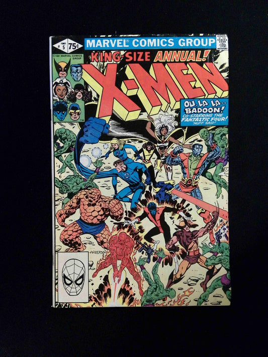X-Men Annual #5  Marvel Comics 1981 FN/VF  WHITMAN VARIANT