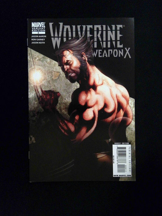 Wolverine Weapon X #3B  Marvel Comics 2009 NM-