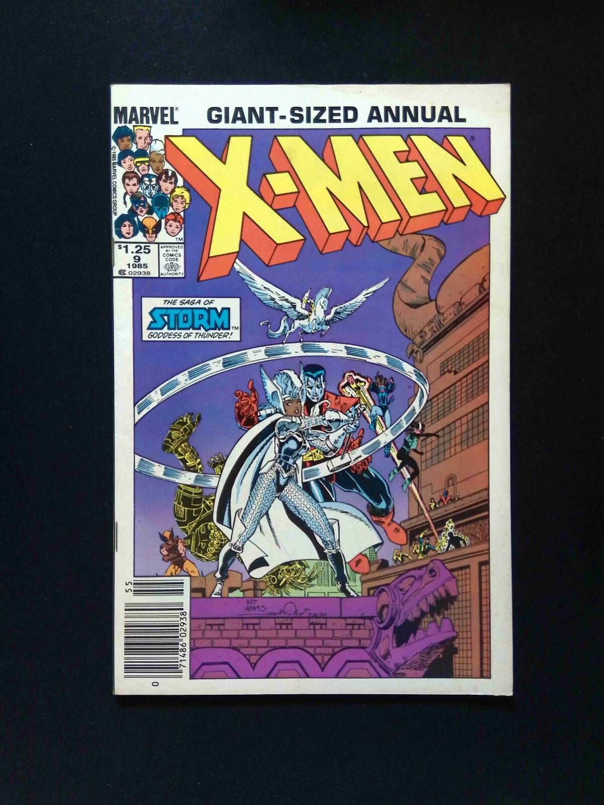 Uncanny X-Men Annual #9  MARVEL Comics 1985 VF NEWSSTAND