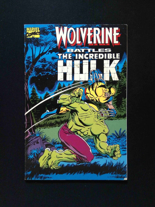 Wolverine  Battles  The Hulk #1  MARVEL Comics 1989 FN/VF