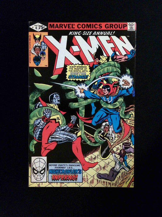 X-Men Annual #4  Marvel Comics 1980 VF-  WHITMAN VARIANT