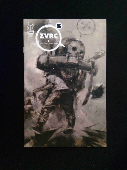 ZVRC: Zombies vs. Robots Classic #1B  Image Comics 2022 NM+  Wood Variant