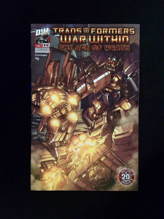 Transformers War Within Age Of Wrath #3  Dreamwave Comics 2004 VF+