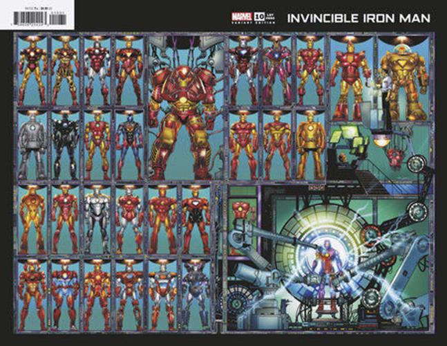 INVINCIBLE IRON MAN 10 BOB LAYTON WRAPAROUND VARIANT  9.27.23 MARVEL NM