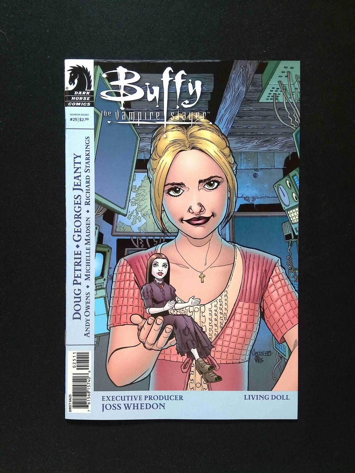 Buffy The Vampire Slayer #25B (SEASON 8) DARK HORSE 2009 VF+ JEANTY VARIANT
