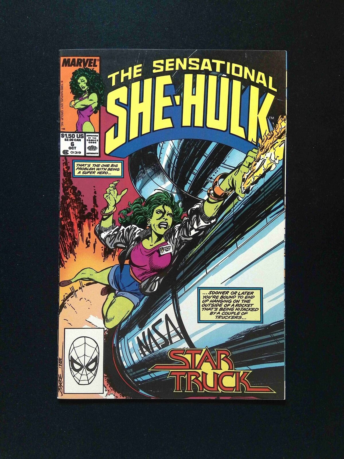 Sensational She-Hulk #6  MARVEL Comics 1989 VF/NM