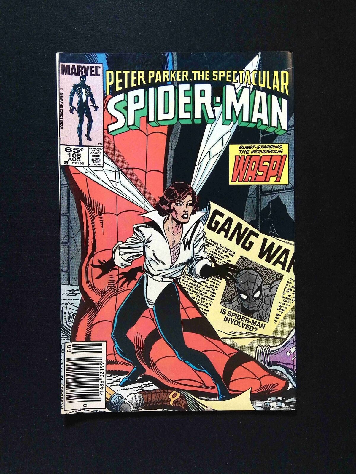 Spectacular Spider-Man #105  MARVEL Comics 1985 VF NEWSSTAND