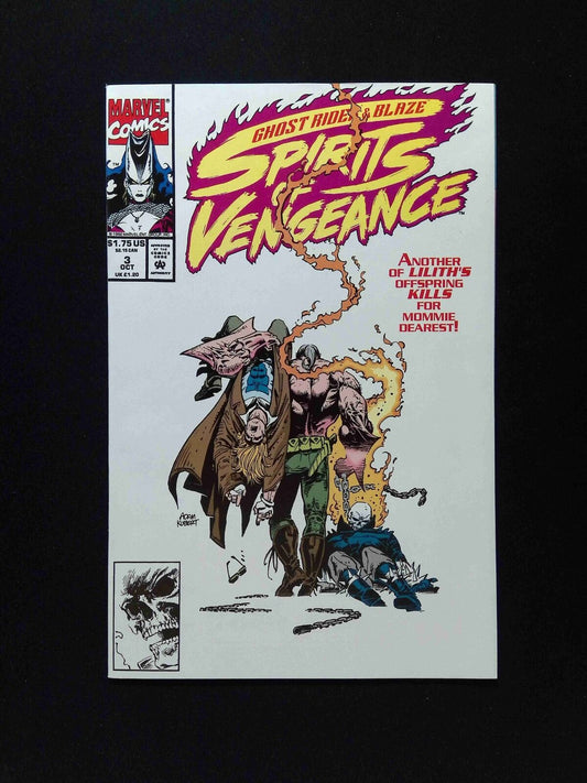 Ghost Rider  Blaze  Spirits  of Vengeance #3  MARVEL Comics 1992 NM
