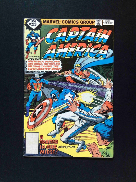 Captain America #229  MARVEL Comics 1979 VG/FN  WHITMAN VARIANT