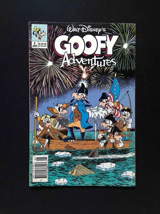 Goofy Adventure  #8  WALT DISNEY Comics 1991 VF/NM NEWSSTAND