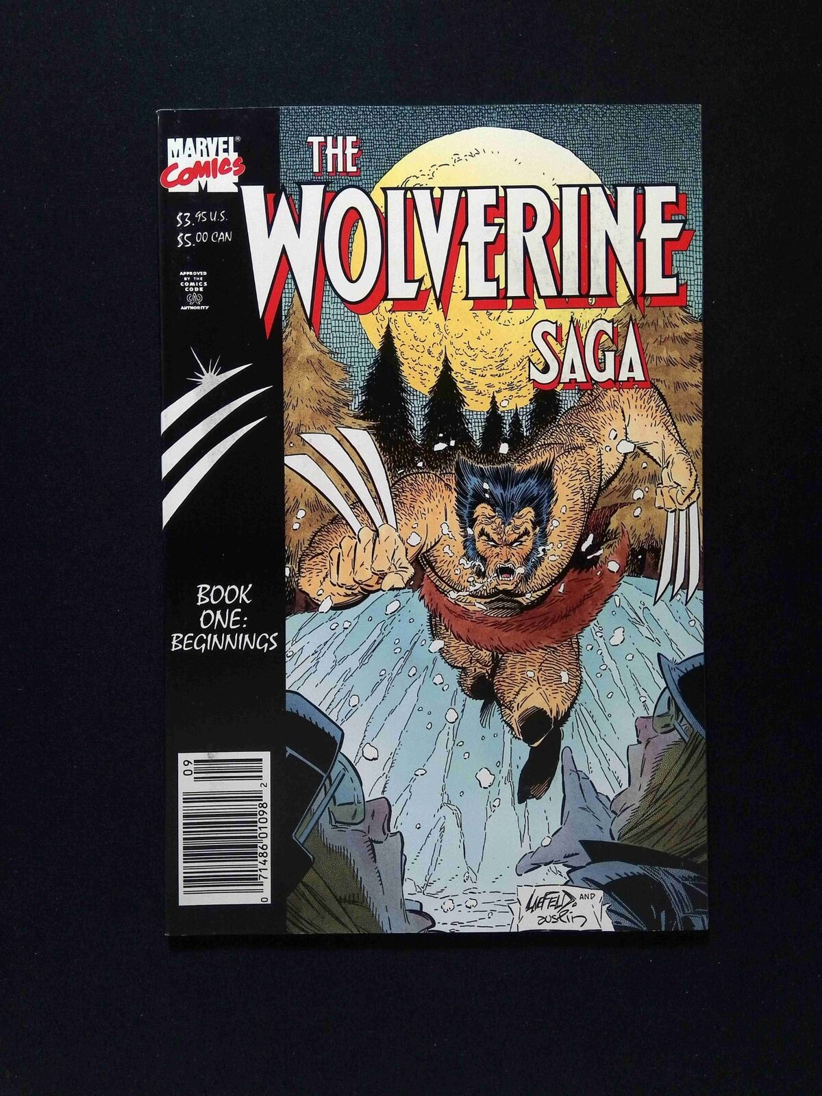 Wolverine Saga #1  MARVEL Comics 1989 NM- NEWSSTAND