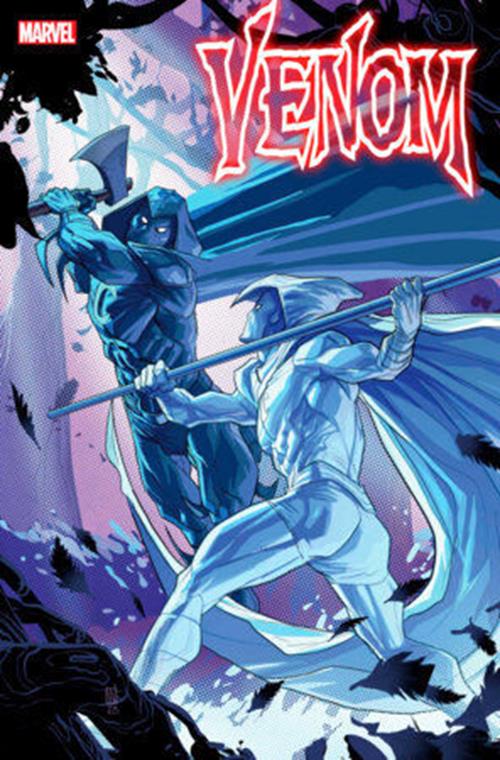 VENOM 27 PETE WOODS KNIGHT'S END VARIANT Marvel PRESALE 11.1.23 NM