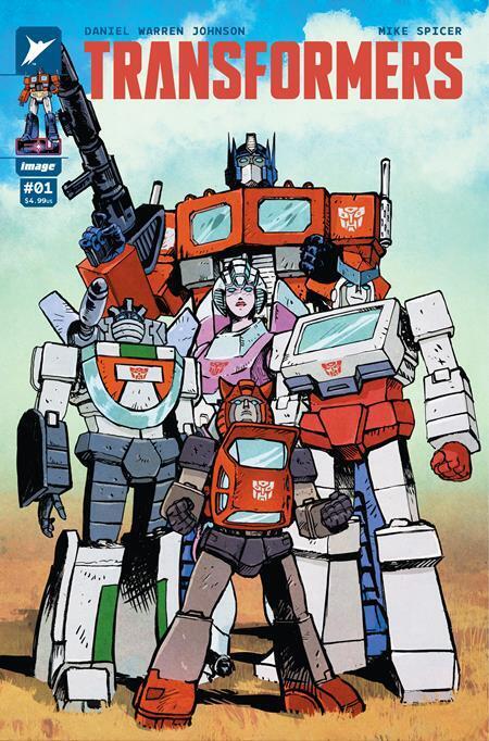 TRANSFORMERS #1B IMAGE WARREN JOHNSON & MIKE SPICER VARIANT PRESALE 10.3.23 NM