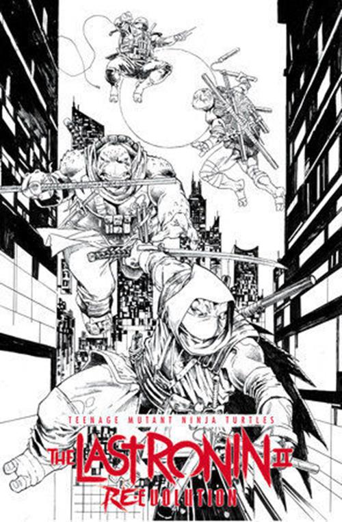 TMNT: Last Ronin II-Re-Evolution #1 Variant Escorzas B&W 1:75 2.27.24 NM