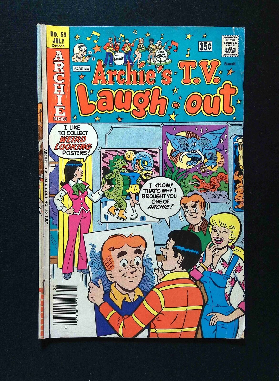 Archie's TV Laugh Out #59  ARCHIE Comics 1978 VG+ NEWSSTAND