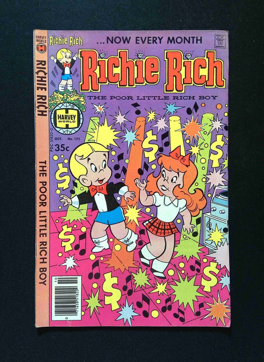 Richie Rich #171  HARVEY Comics 1978 FN- NEWSSTAND