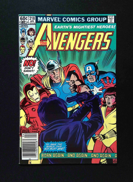 Avengers #218  MARVEL Comics 1982 VF+ NEWSSTAND