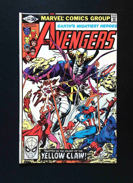 Avengers #204  MARVEL Comics 1981 VF  WHITMAN VARIANT