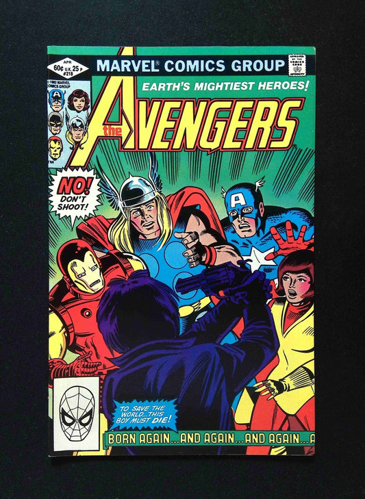 Avengers #218  MARVEL Comics 1982 VF+  WHITMAN VARIANT
