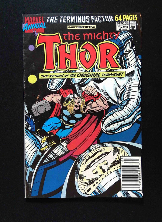 Thor Annual #15  MARVEL Comics 1990 FN- NEWSSTAND