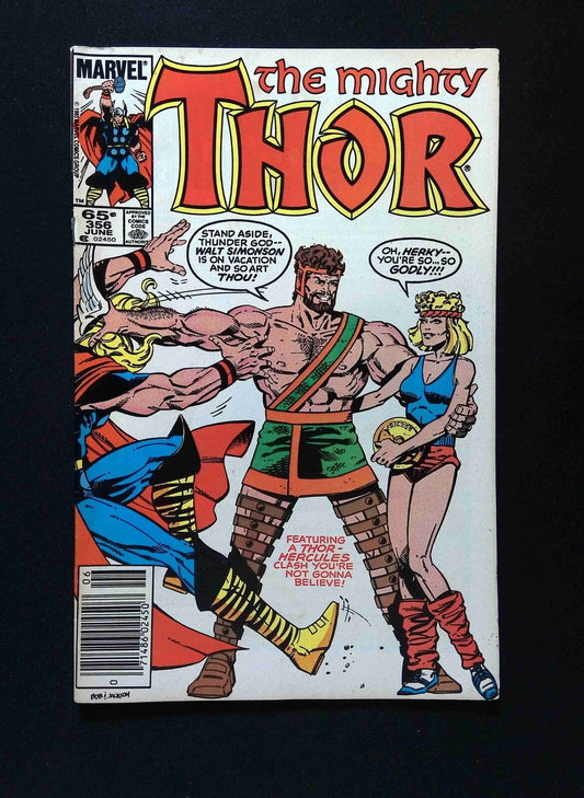 Thor #356  MARVEL Comics 1985 FN/VF NEWSSTAND