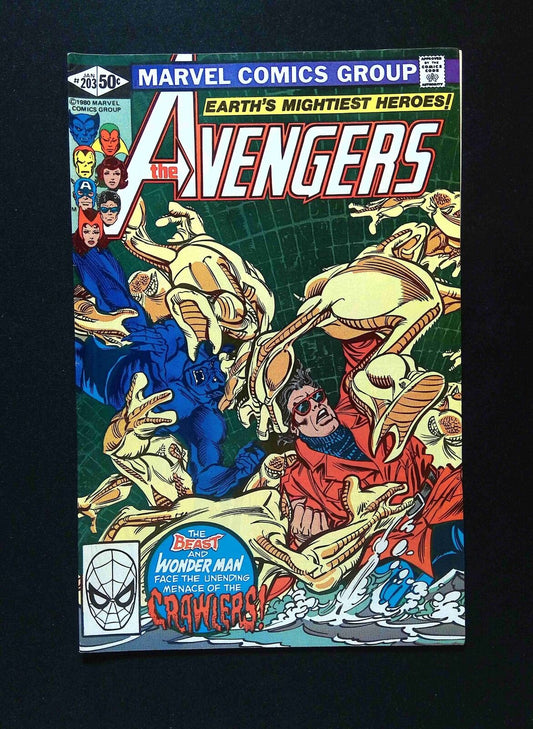 Avengers #203  MARVEL Comics 1981 VF  WHITMAN VARIANT