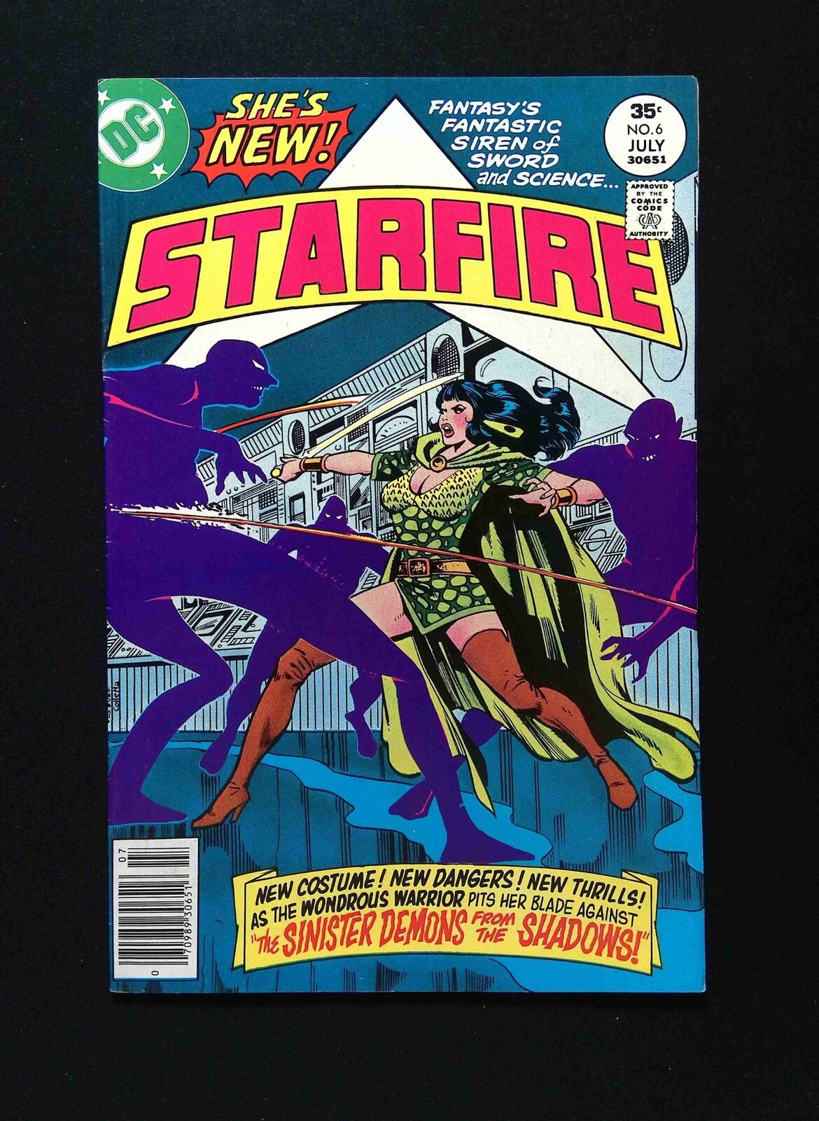 Starfire #6  DC Comics 1977 FN/VF NEWSSTAND