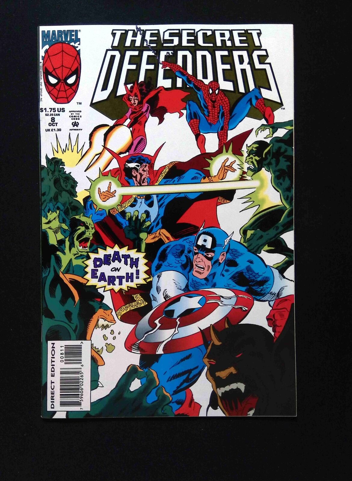 Secret Defenders #8  Marvel Comics 1993 VF/NM