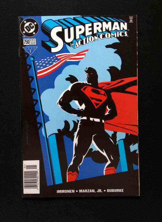 Action Comics #750  DC Comics 1999 VF+ NEWSSTAND
