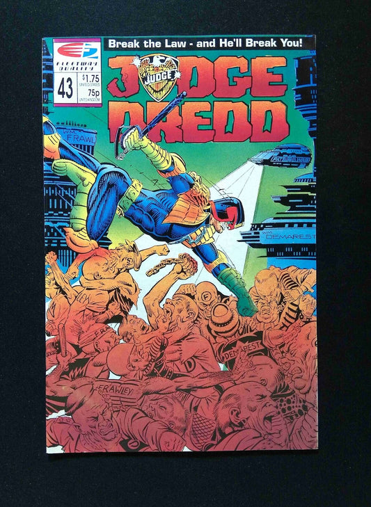 Judge Dredd #43  Quality Comics 1990 VF+