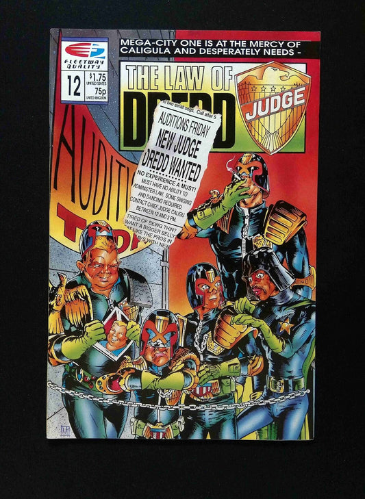 Law Of Dredd #12  Fleetway/Quality Comics 1990 VF+