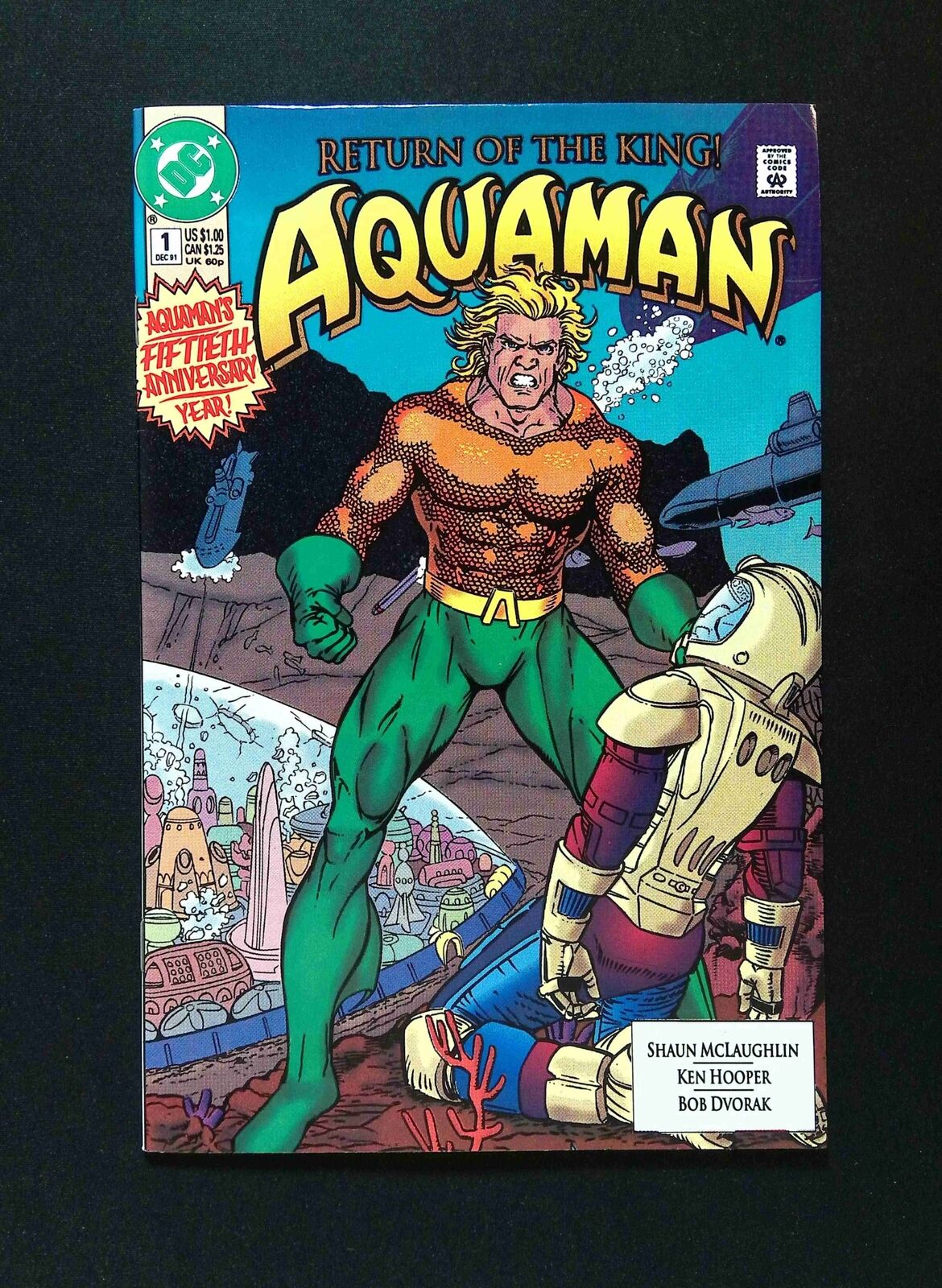 Aquaman  #1 (2nd Series) DC Comics 1991 VF+