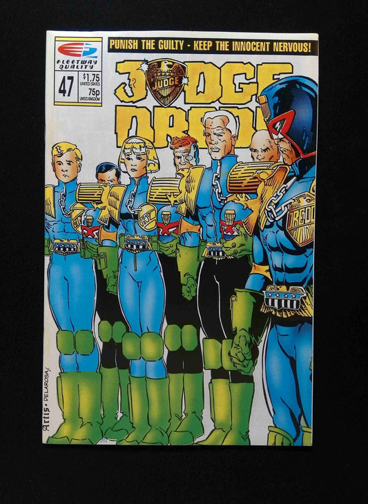 Judge Dredd #47  Quality Comics 1990 VF+